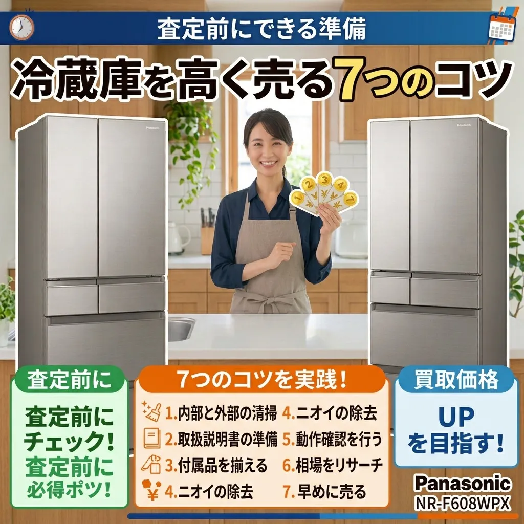 冷蔵庫を高く売る7つのコツ｜査定前にできる準備